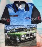 FORD GT GREEN - SHORT SLEEVE - Fishing style polo shirt - IN STOCK