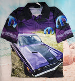 MOPAR - DODGE CHALLENGER - SHORT SLEEVE - Fishing style polo shirt - IN STOCK