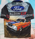 FORD GT GREEN - SHORT SLEEVE - Fishing style polo shirt - IN STOCK