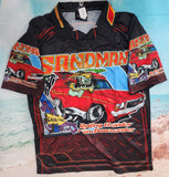 HOLDEN SANDMAN Cartoon - SHORT SLEEVE - Fishing style polo shirt - IN STOCK