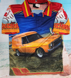 HOLDEN SANDMAN - Orange - SHORT SLEEVE - Fishing style polo shirt - IN STOCK