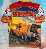 HOLDEN SANDMAN - Orange - SHORT SLEEVE - Fishing style polo shirt - IN STOCK