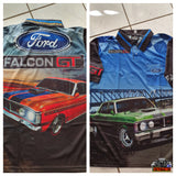 FORD GT GREEN - SHORT SLEEVE - Fishing style polo shirt - IN STOCK