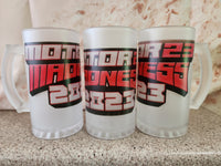 Motor Madness 23 Frosted Beer Stein