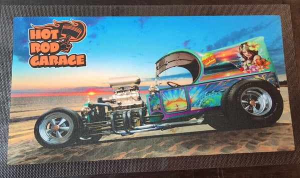 Hot Rod Garage Bar Runner