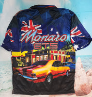 HOLDEN MONARO HT/HK - SHORT SLEEVE - Fishing style polo shirt - PRE ORDER