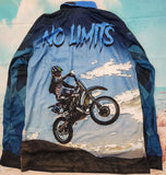NO LIMITS - LONG SLEEVE - Fishing style polo shirt - Child starts at $50
