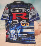 Paul Walker tribute - SHORT SLEEVE - Fishing style polo shirt - IN STOCK