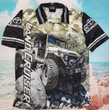 TOYOTA LANDCRUISER - SHORT SLEEVE - Fishing style polo shirt - IN STOCK
