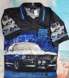 SHELBY MUSTANG - SHORT SLEEVE - Fishing style polo shirt - PRE ORDER