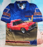 HOLDEN SANDMAN - RED - SHORT SLEEVE - Fishing style polo shirt - IN STOCK