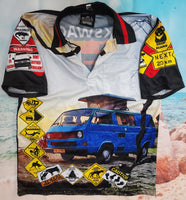 VW T3 - SHORT SLEEVE - Fishing style polo shirt - PRE ORDER