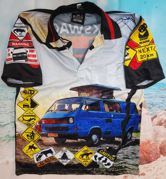 VW T3 - SHORT SLEEVE - Fishing style polo shirt - PRE ORDER