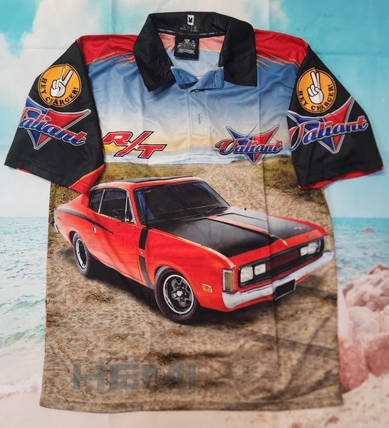 Valiant Charger - SHORT SLEEVE - Fishing style polo shirt - IN STOCK