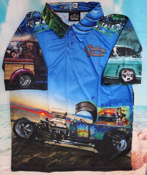 CUSTOM VANNER - SHORT SLEEVE - Fishing style polo shirt - IN STOCK