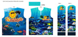 Townsville  Seascape- LONG SLEEVE - Fishing style polo shirt - Child starts at $50