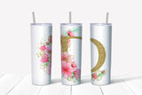 Tumbler 20oz/590ml - Letter D (Or any letter of the Gold Alphabet set)