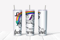 Tumbler 20oz/590ml - Magical Unicorn