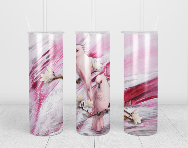 Tumbler 20oz/590ml - Pink Cockatoo