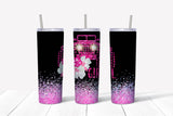 Tumbler 20oz/590ml - Pink Jeep