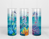 Tumbler 20oz/590ml - Sea Horses