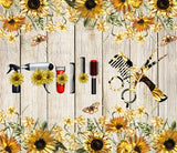 Tumbler 20oz/590ml - Hairdresser Sunflowers