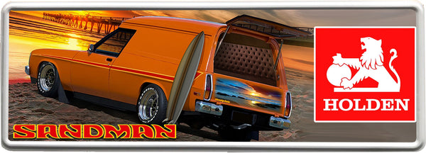 Display Licence  Plate - Sandman Van