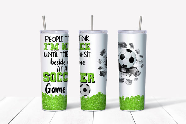 Tumbler 20oz/590ml - Soccer