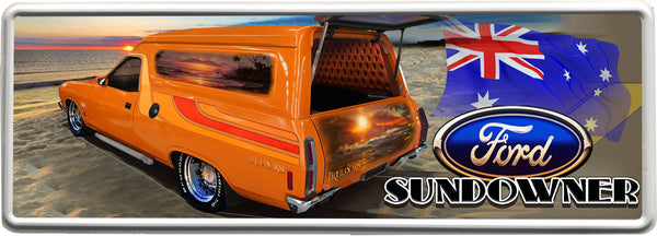 Display Licence  Plate - Sundowner Van